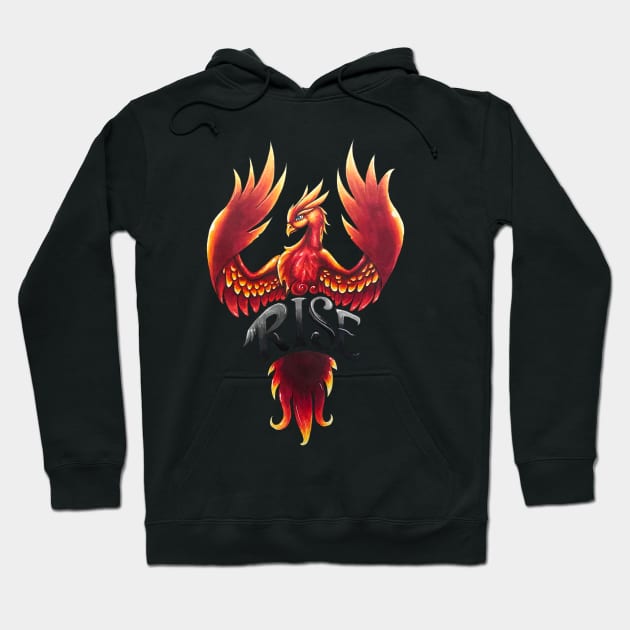 Rising Phoenix Hoodie by Lady Lilac